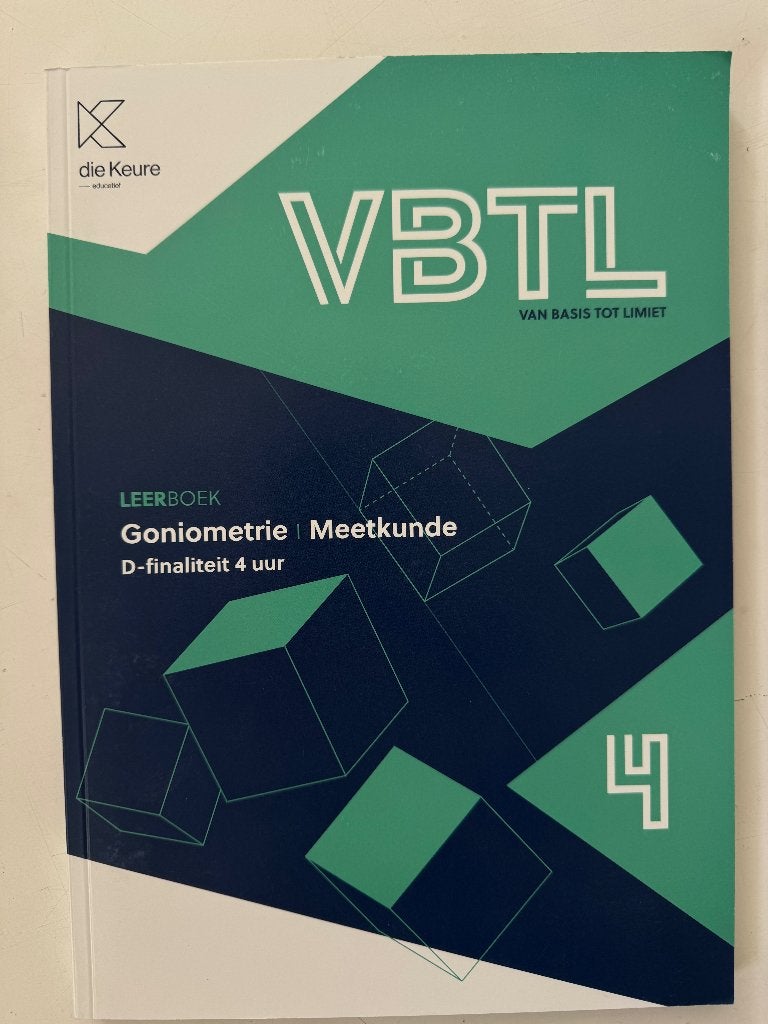 Van Basis Tot Limiet 4 Goniometrie Meetkunde D-finaliteit, Boeken, Ophalen of Verzenden, Gelezen, ASO, Wiskunde A