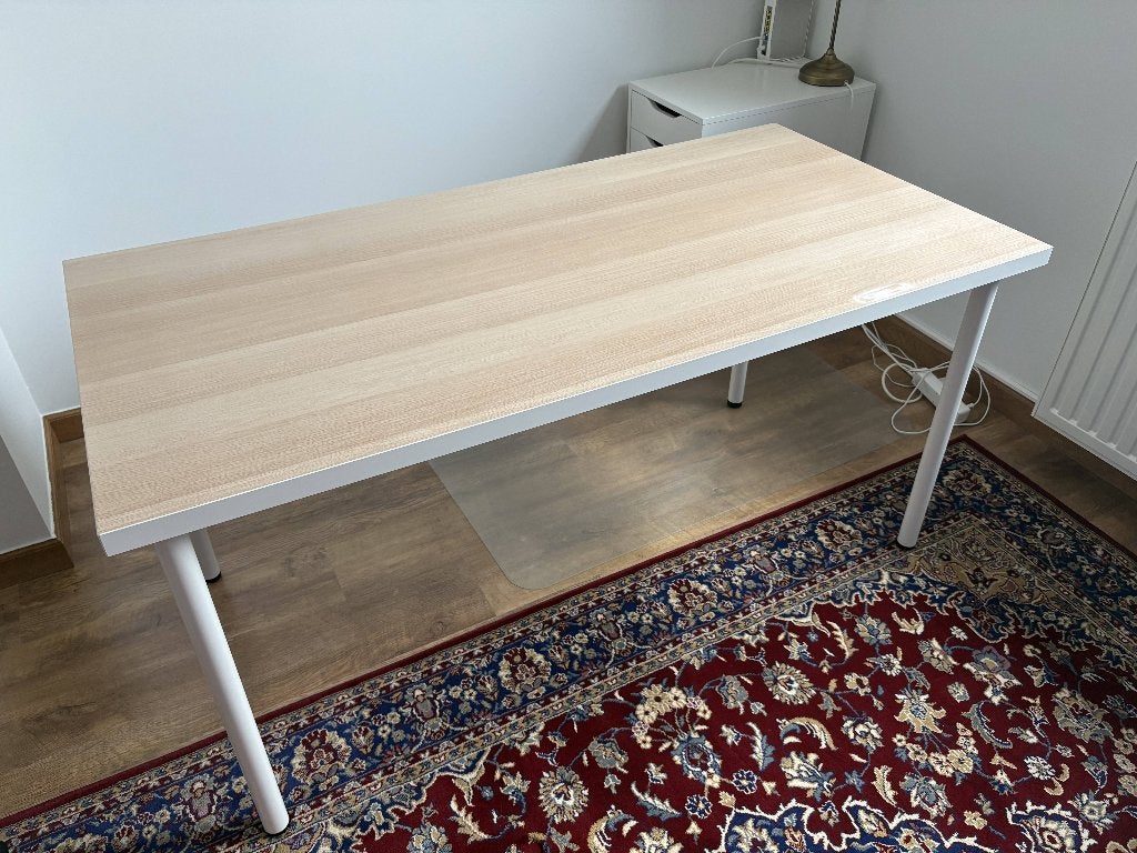 Bureau (tafel + stoel), Maison & Meubles, Bureau d'ordinateur, Enlèvement, Utilisé, IKEA