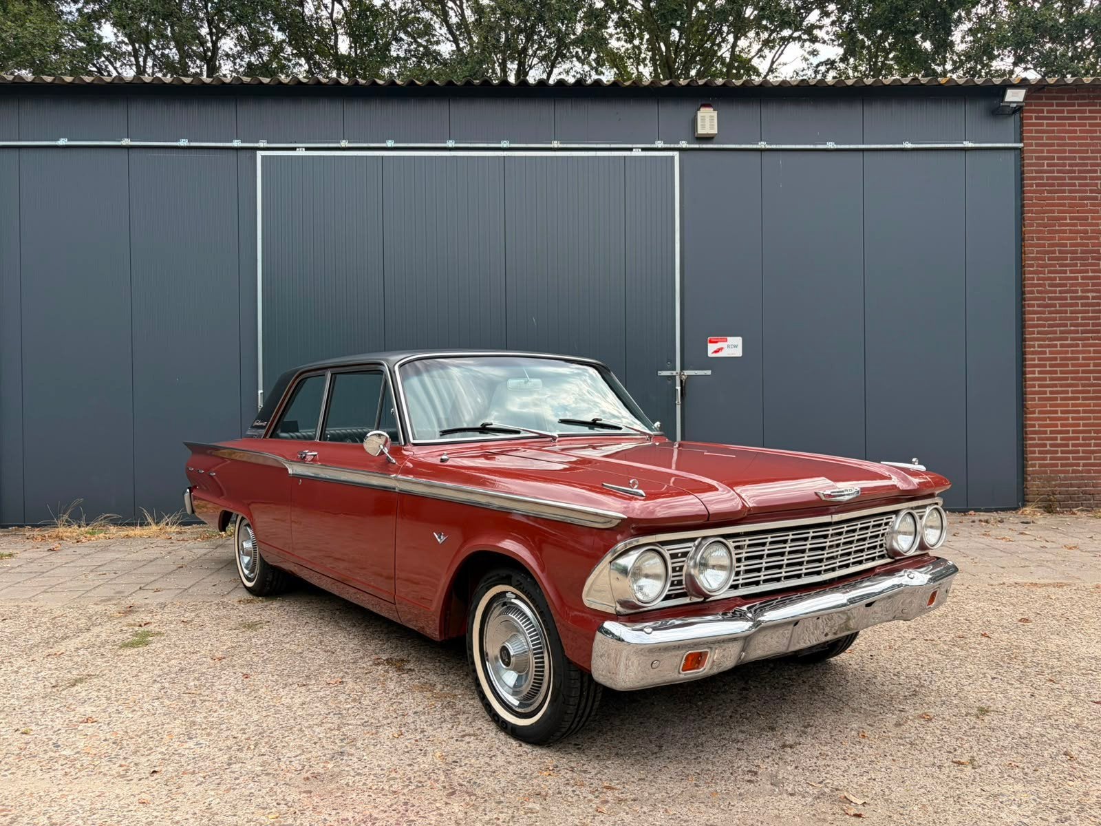 Ford Fairlane coupe 1962 V8 automaat, Auto's, Automaat, Achterwielaandrijving, Zwart, 4300 cc