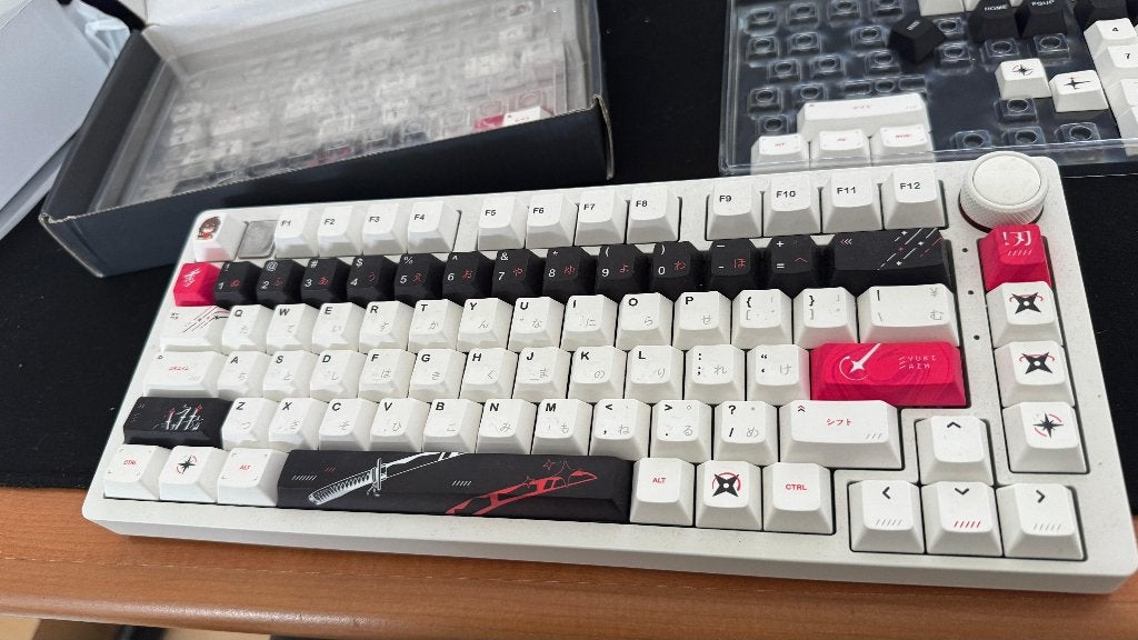 keycaps full set Japanese style, Computers en Software, Toetsenborden, XVX, Ophalen of Verzenden, Zo goed als nieuw, Qwerty
