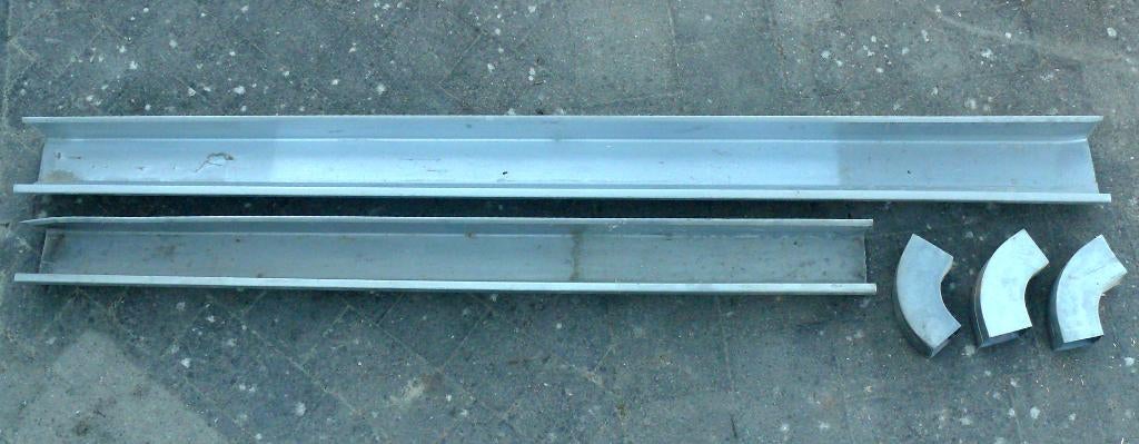 Gouttière zinc, Neuf, 60 à 80 mm, Zinc, 2 à 4 mètres