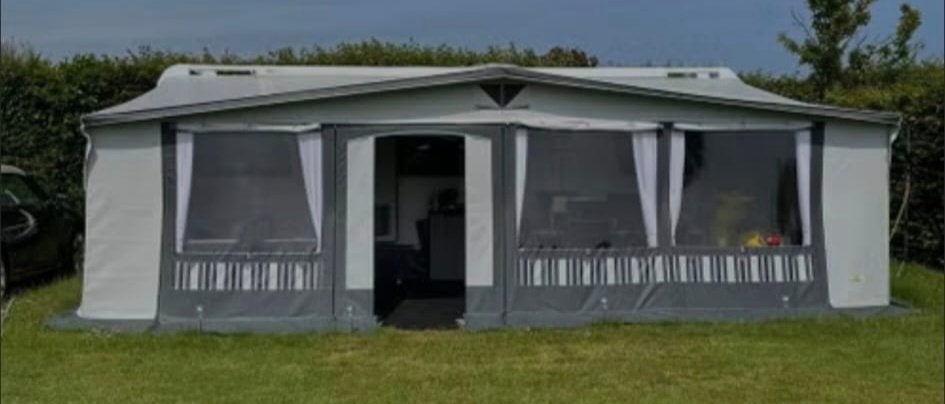 Voortent caravan, Ophalen, Gebruikt, Ten Cate All Season 240g/m2