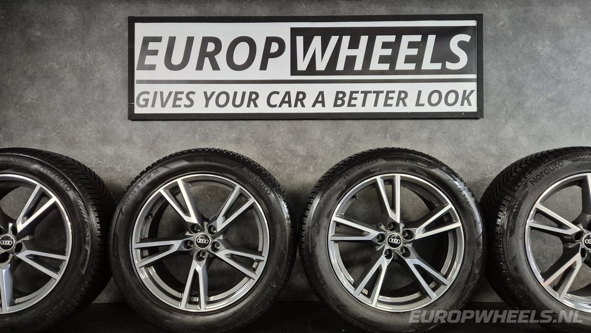 19 inch Audi Q5 FY velgen all season 235/55 R19, Auto-onderdelen, Banden en Velgen, 19 inch, Gebruikt, -, -