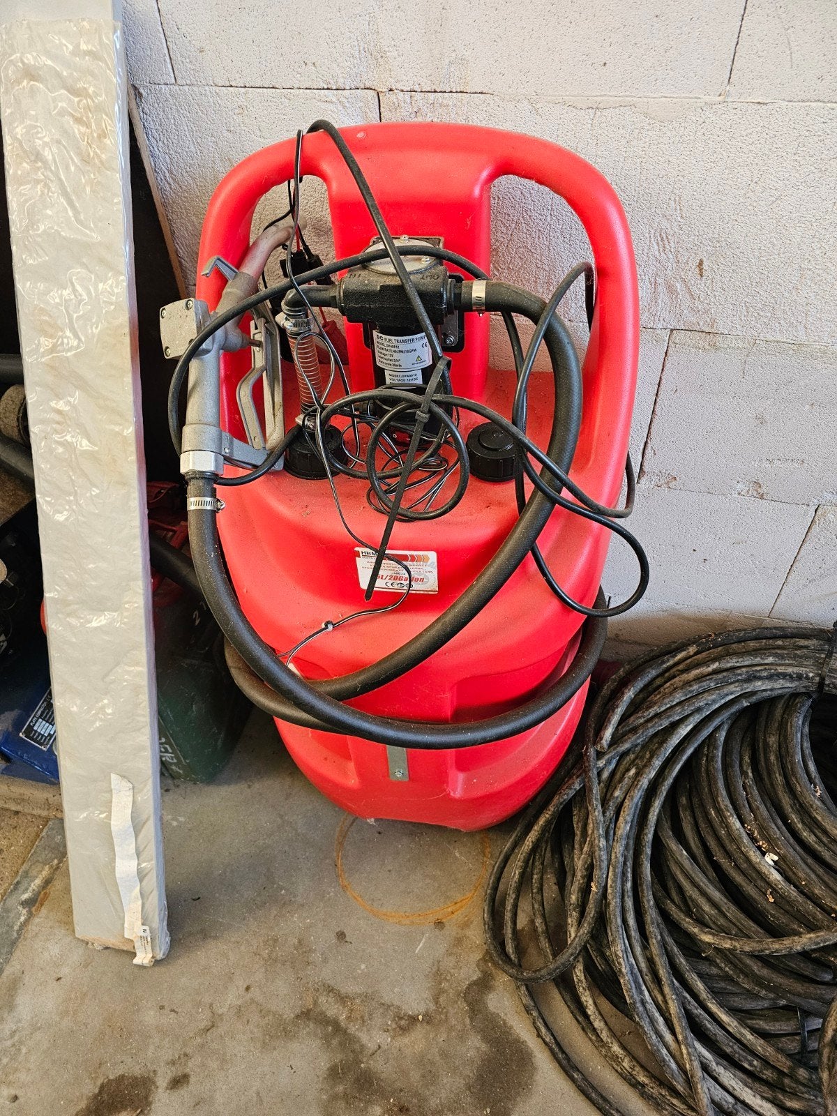 60L tank op wielen op 12v, Bricolage & Construction, Enlèvement