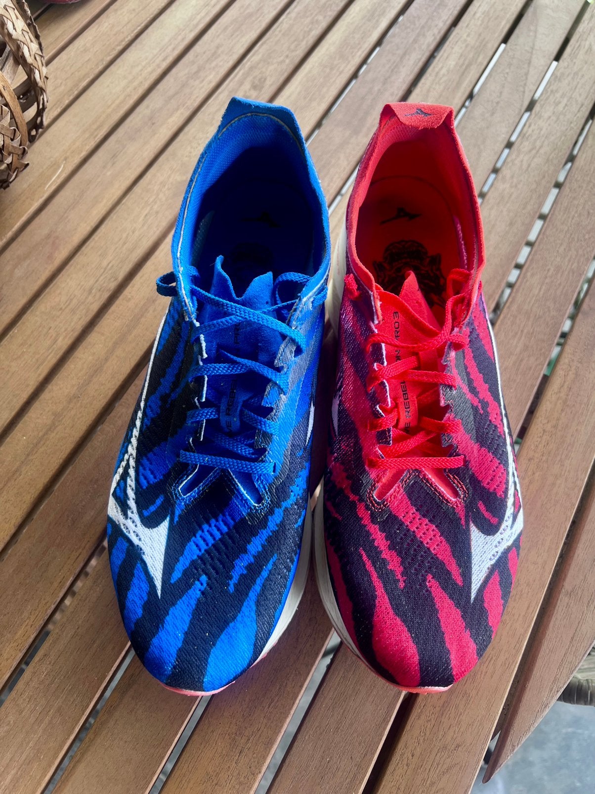 Mizuno wave rebellion pro 3 maat 44,5 us 11, Overige merken, Gebruikt, Hardloopschoenen, Ophalen of Verzenden