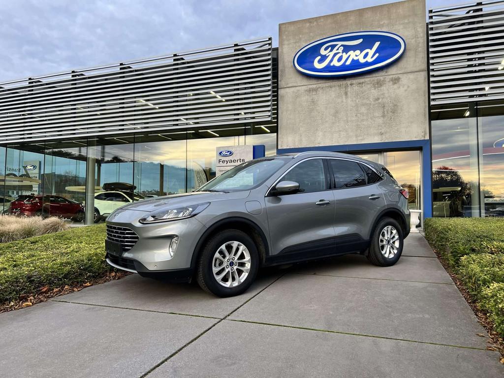 Ford Kuga Titanium 2.5i PHEV met 225 PK (bj 2023, automaat), Automaat, 1698 kg, Stof, Gebruikt