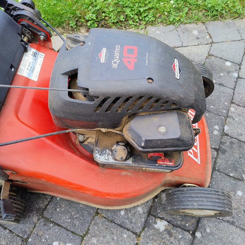 Grasmaaier op benzine., Enlèvement, Utilisé, Tondeuses à gazon à essence