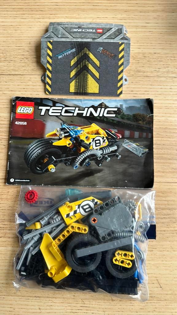 Lego Technic 42058 Race, compleet, Ophalen of Verzenden, Gebruikt, Complete set, Lego