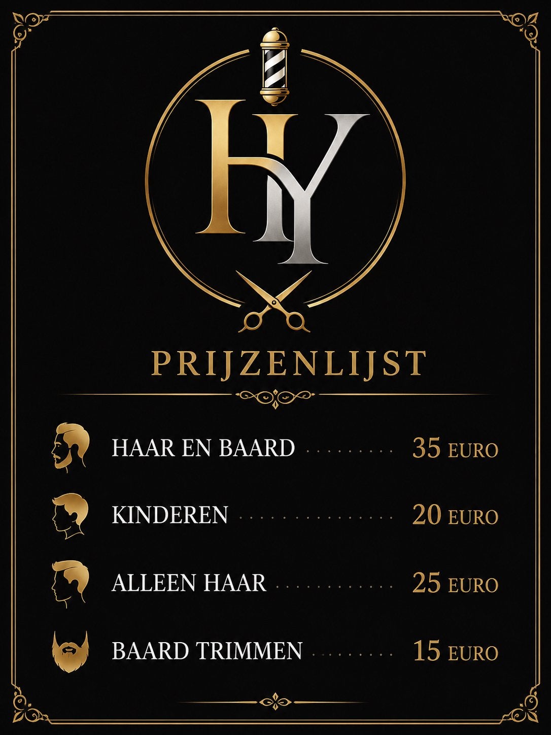 HY BARBER AAN HUIS, Komt aan huis, Permanenten