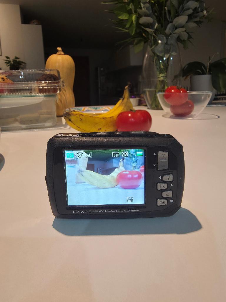Appareil photo étanche Maginon Selfie Sport 14 MP ., TV, Hi-fi & Vidéo, Enlèvement ou Envoi, Utilisé, Moins de 10 mètres, Appareil photo