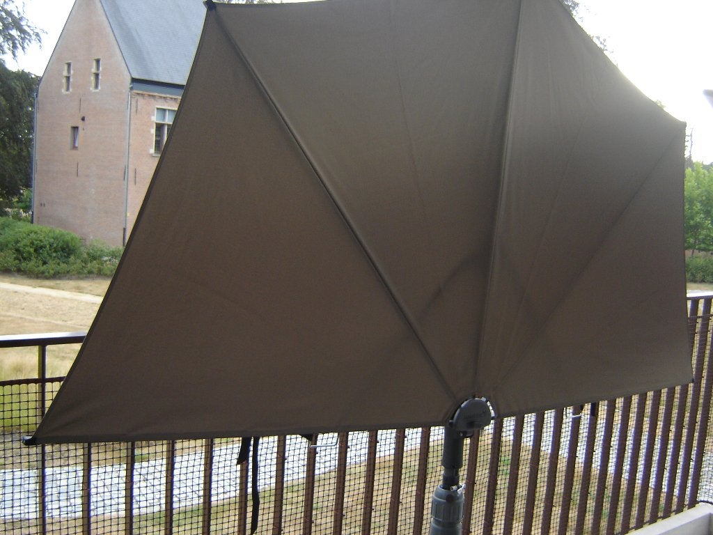 Parasol voor balkon appartement, Tuin en Terras, Ophalen, 1 tot 2 meter, Kantelbaar, Zweefparasol
