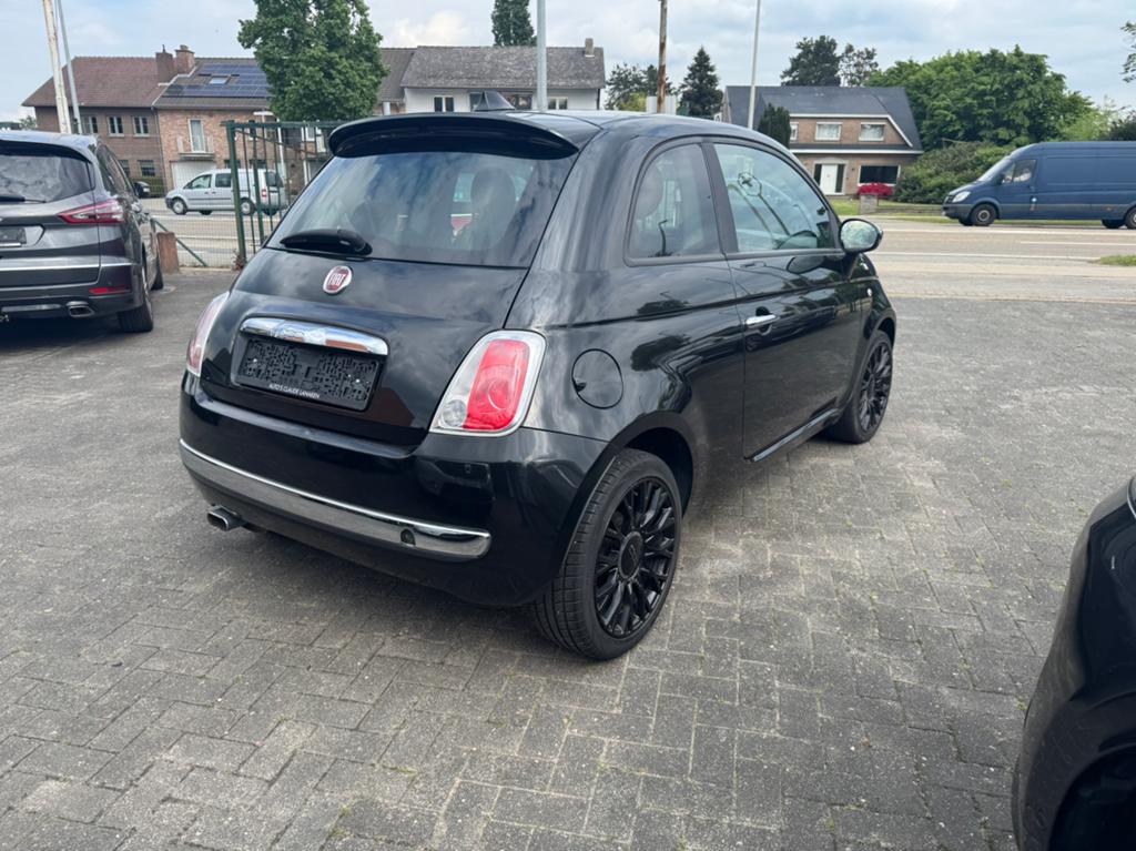 Fiat 500 sport 1200 benzine, Auto's, 4 zetels, Zwart, 4 cilinders, Zwart