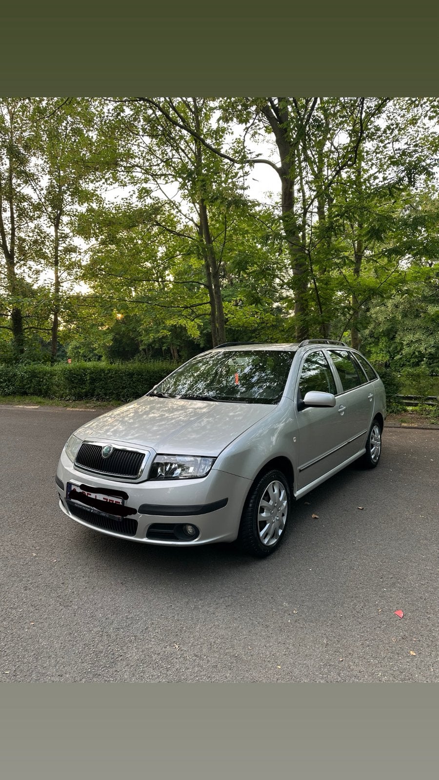 Ik verkoop mijn skoda fabia 2006 2L unike wagen, Auto's, Skoda, Voorwielaandrijving, Stof, Zwart, 4 cilinders