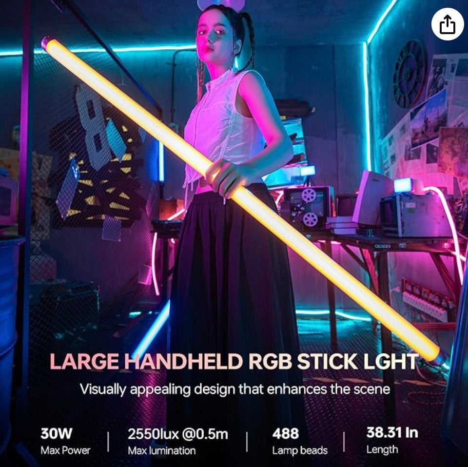 Viltrox K90 RGB tube lights, Ophalen of Verzenden, Nieuw