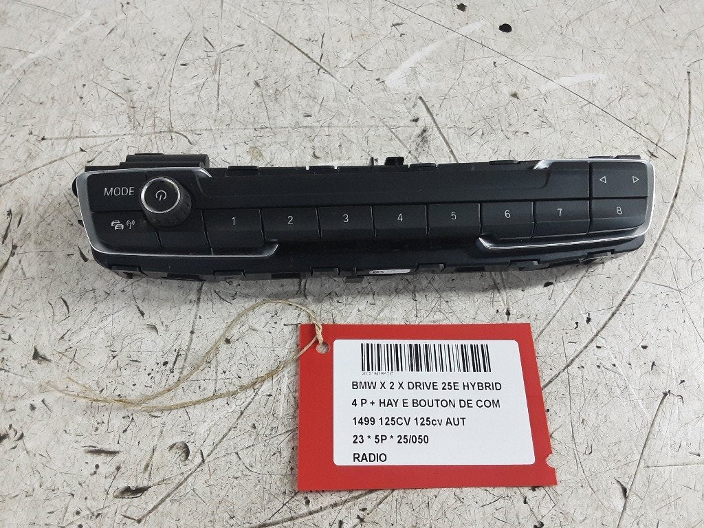 RADIO BMW X2 (F39) (01-2017/10-2023) (937145708), Mevr. I. Hauben, Utilisé, BMW, Rue de l'Espoir 34 34
4030  GRIVEGNÉE, BE