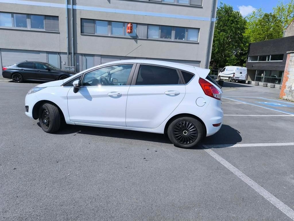 sportieve ford fiest 2015 ecoboost 125pk, Auto's, Ford, Euro 5, Zwart, Wit, 5 deurs