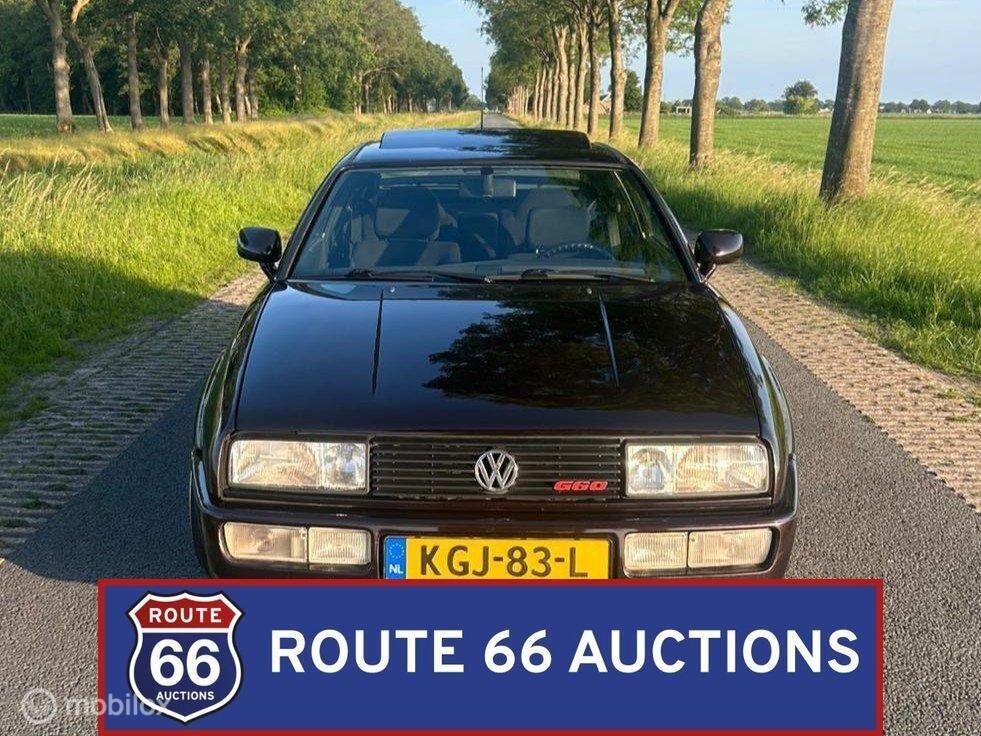 Volkswagen Corrado 1.8 G60 | 1990 | Route 66 Auctions, Volkswagen, Zwart, Bedrijf, Handgeschakeld