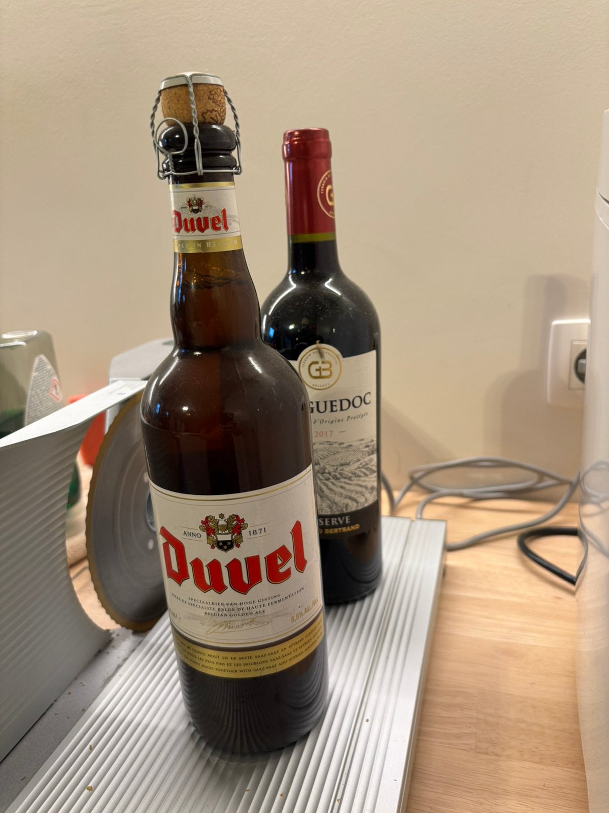 Fles duvel 750 ml ongeopend, Verzamelen, Biermerken, Ophalen, Duvel