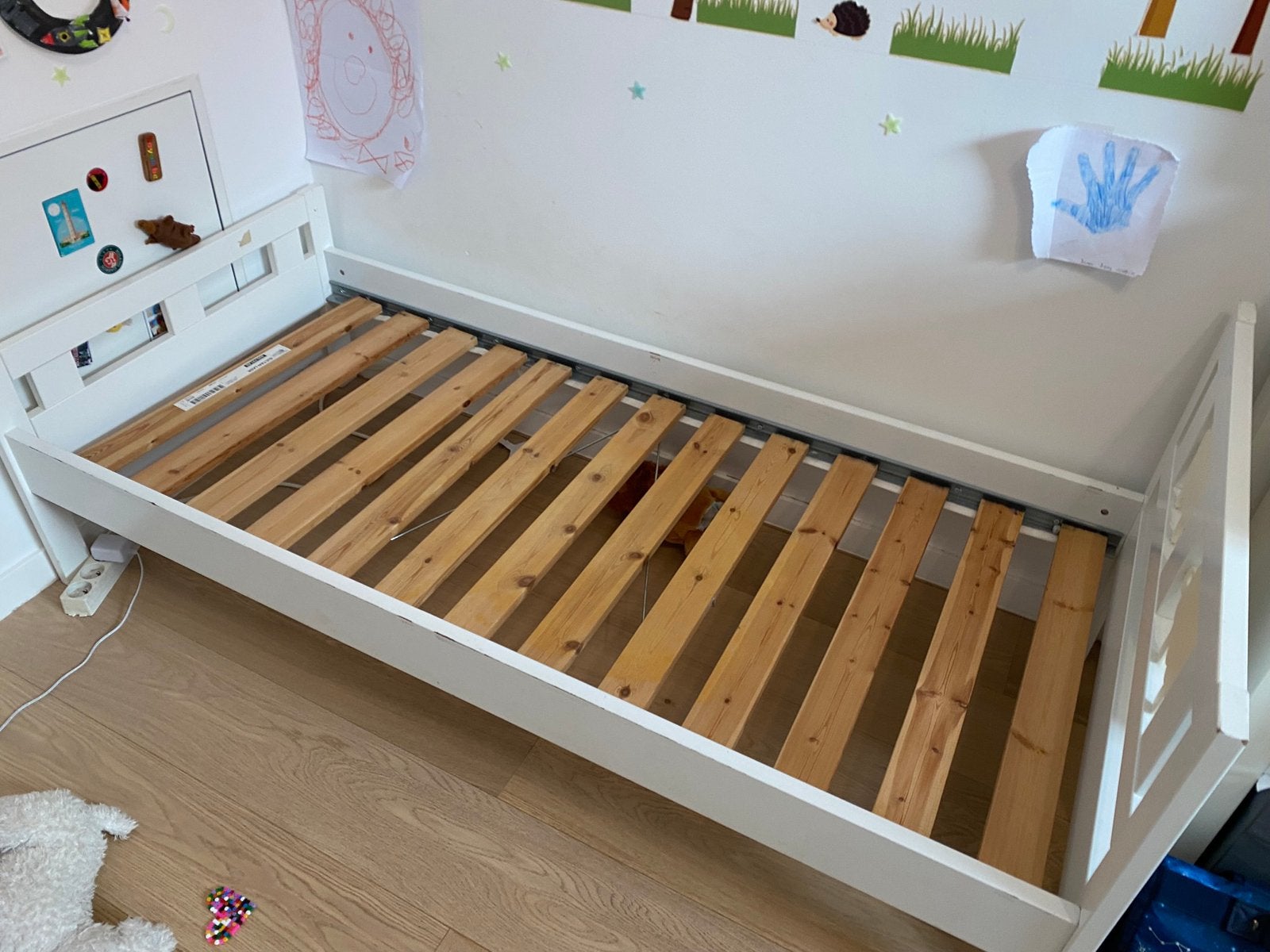 IKEA Kritter bed 70x160, Kinderen en Baby's, Kinderkamer | Bedden, Ophalen, 70 tot 85 cm, Zo goed als nieuw, Matras