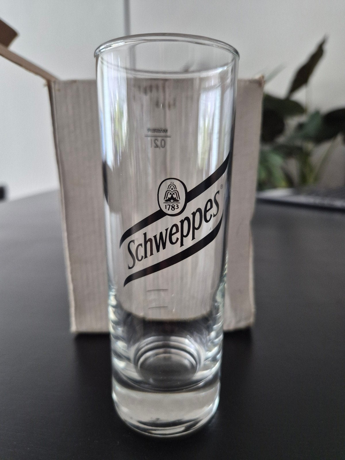 6 Schweppes glazen, Collections, Verres & Petits Verres, Enlèvement ou Envoi