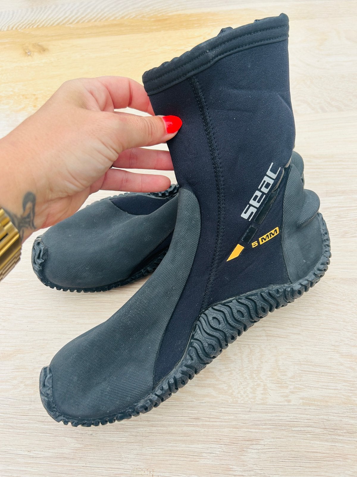 SEAC Duikschoenen – Maat 39 – Zeer goede staat, Ophalen, Zo goed als nieuw