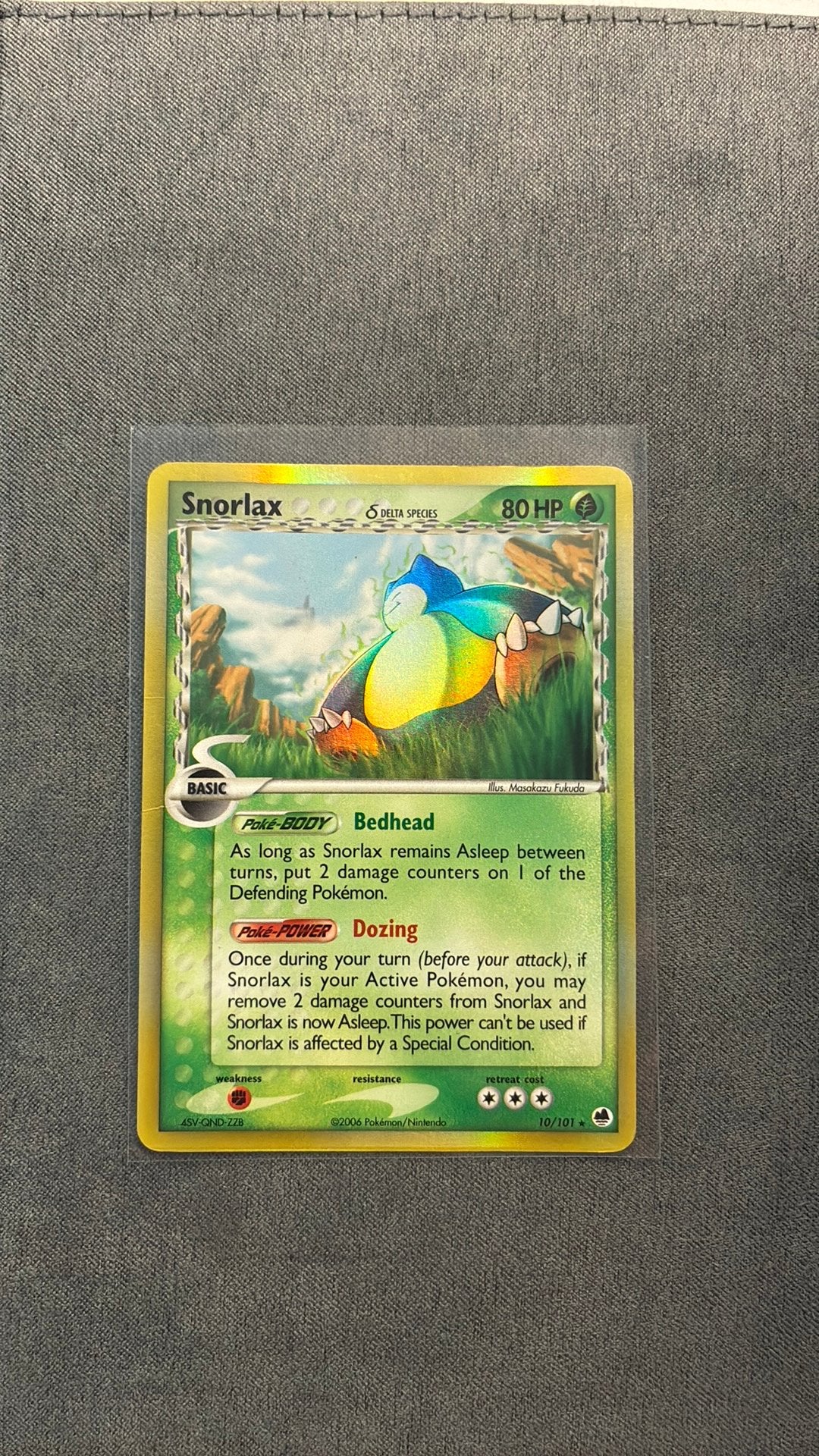 Snorlax Delta Species Holo 10/101, Ophalen of Verzenden, Zo goed als nieuw