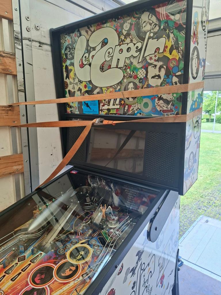 Led Zeppelin en Acdc te koop., Collections, Machines | Flipper (jeu), Comme neuf, Enlèvement, Imprimante matricielle, Flipper (jeu)