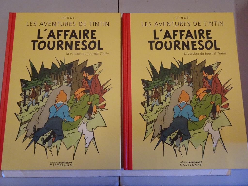 2 BD Tintin - L'affaire Tournesol - Version Journal Tintin, Livres, BD, Neuf, Plusieurs BD, Enlèvement ou Envoi