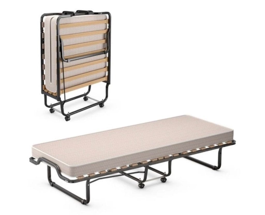 Opklapbed, plooibed, Ophalen, Gebruikt, 90 cm, Eenpersoons