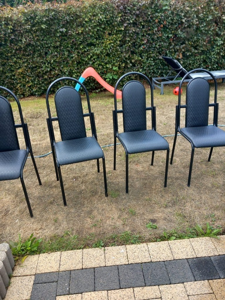 Stoelen, Huis en Inrichting, Stoelen, Ophalen, Zwart, Vier, Kunststof
