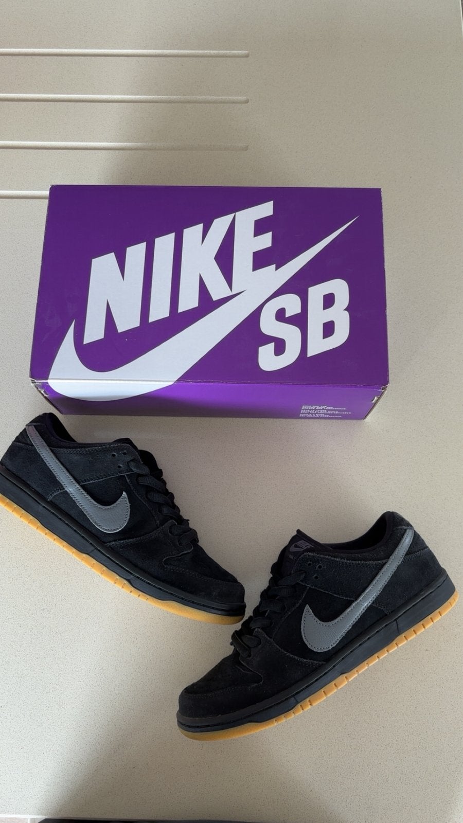 Nike Sb Dunk Low Pro, Neuf, Baskets, Noir, Envoi