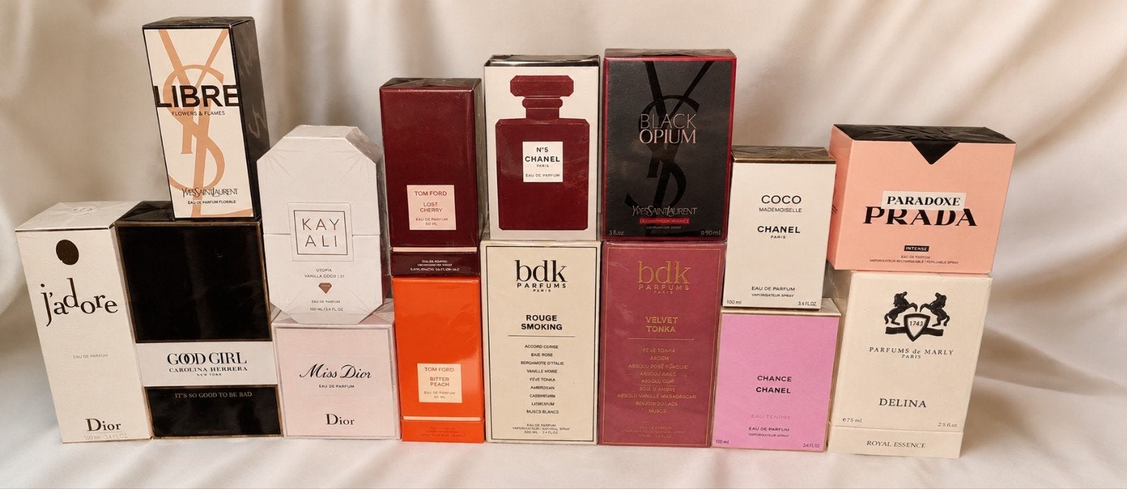 Diverse parfums van topmerken
