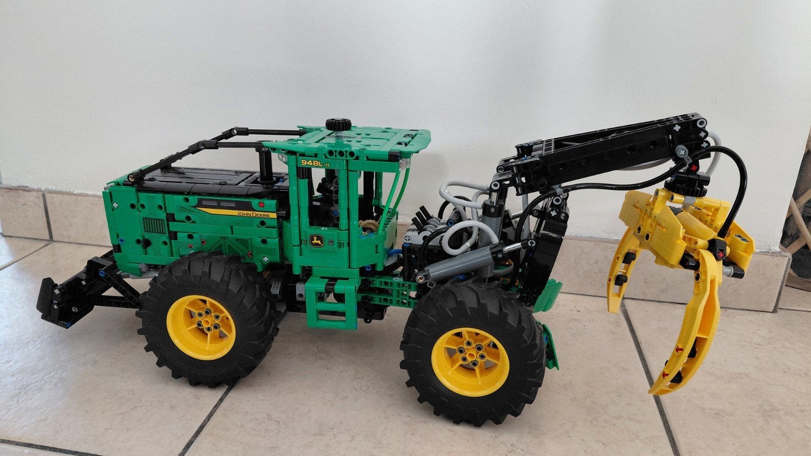 lego John Deere 42157, Kinderen en Baby's, Ophalen, Lego, Zo goed als nieuw, Complete set
