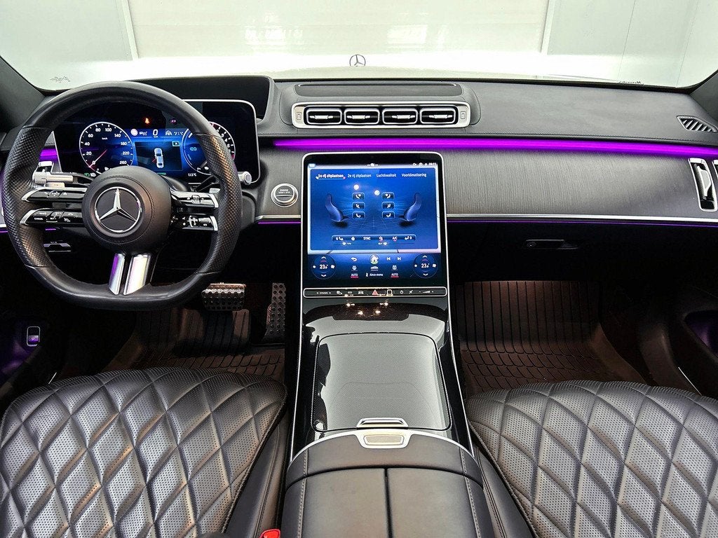 Mercedes-Benz S-klasse 580 e Lang AMG Line | Panoramisch Dak, Autos, Cuir, Argent ou Gris, Achat, Entreprise