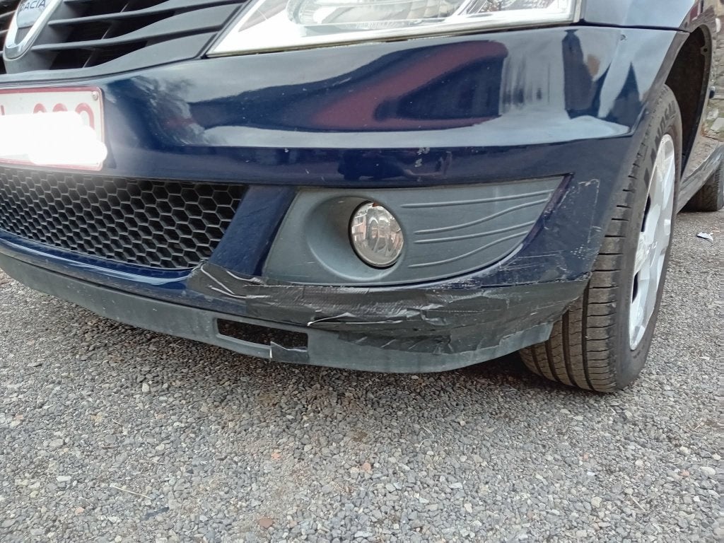 Dacia Logan bleue, Auto's, Dacia, Voorwielaandrijving, 4 deurs, Stof, Blauw