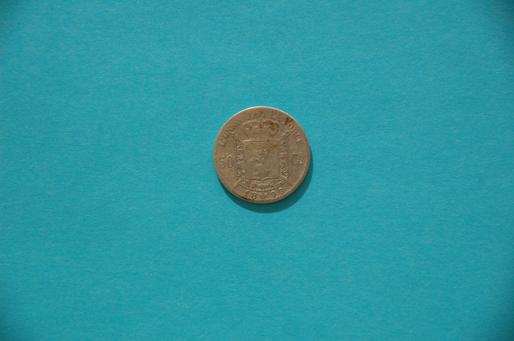 50 Centimes 1899 FR, Verzenden, Zilver, Losse munt, Zilver