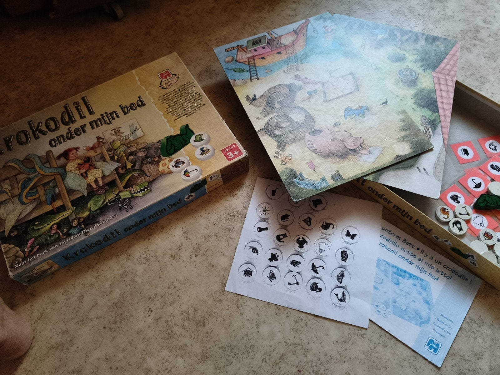 jeu de société crocodile sous mon lit, Enlèvement, Utilisé