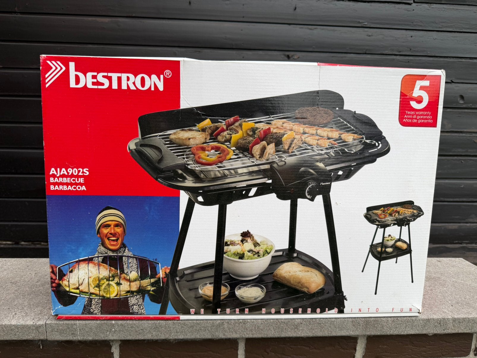NIEUW – Bestron AJA902S elektrische barbecue – in doos, Tuin en Terras, Ophalen, Nieuw