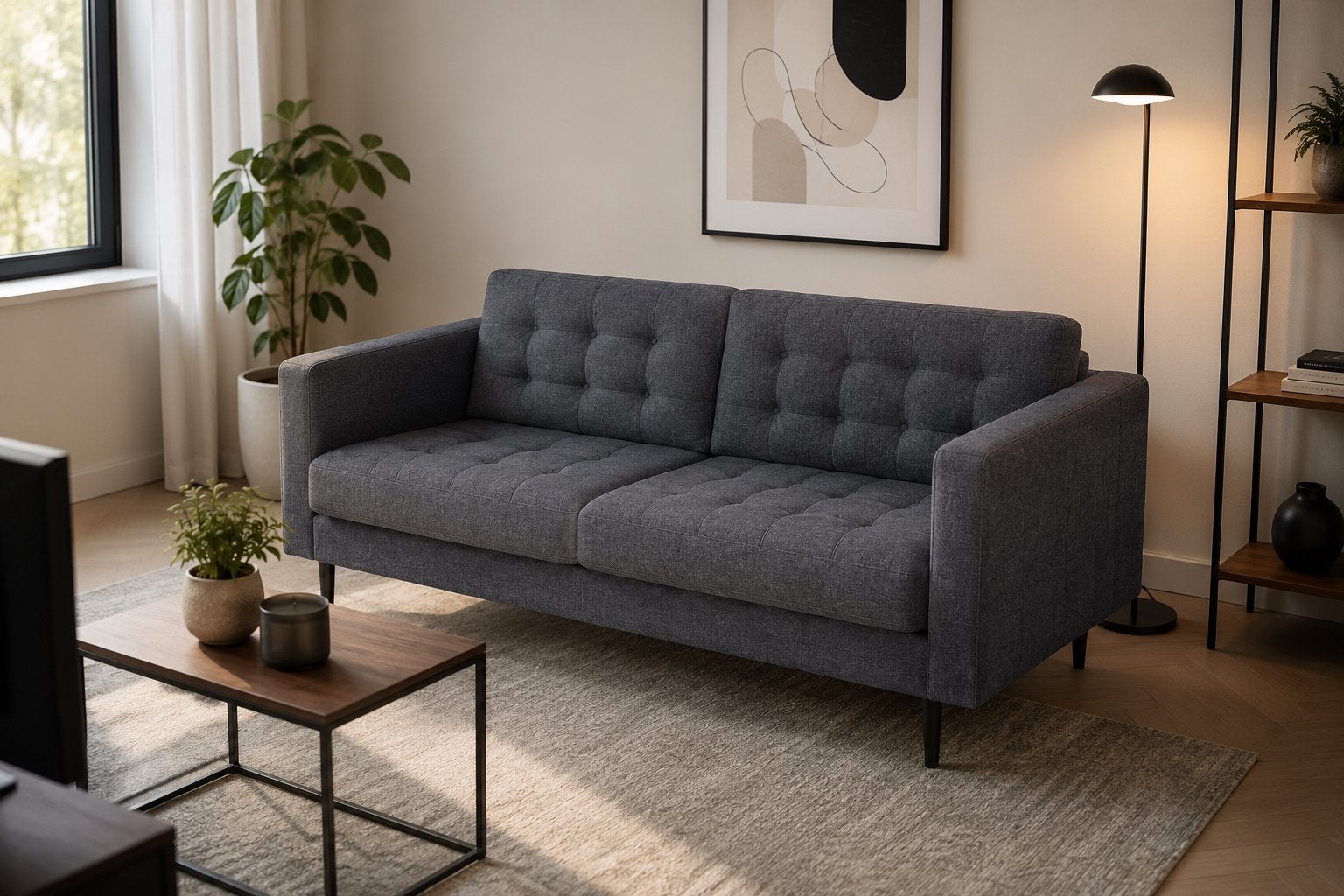Nouveau canapé 3 places 200 cm — Livraison gratuite, Enlèvement, Utilisé, Tissus