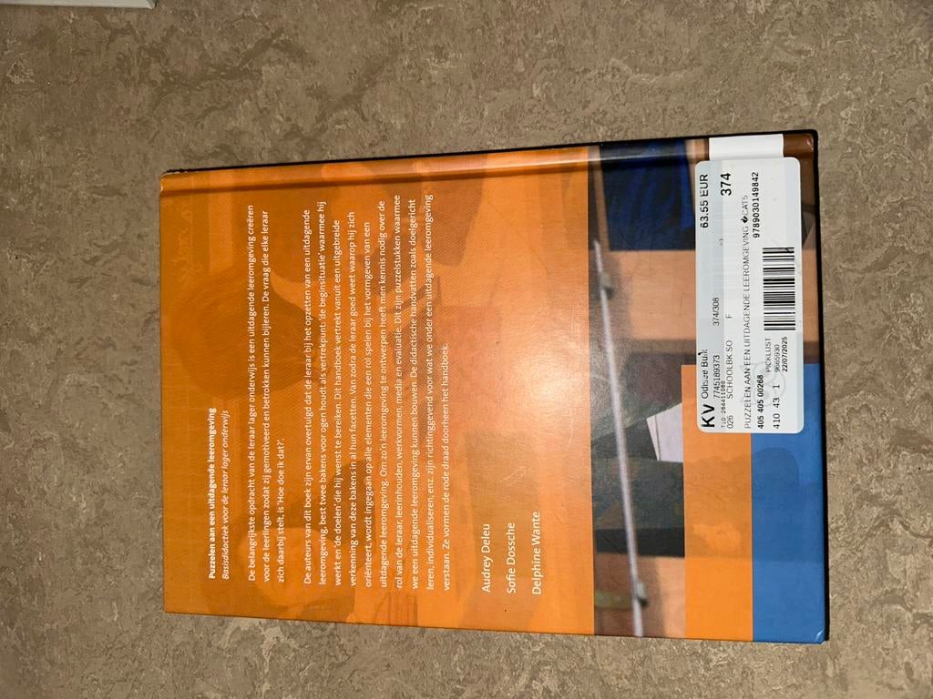 Boeken lerarenopleiding lager onderwijs, Boeken, Studieboeken en Cursussen, Ophalen of Verzenden, Nieuw, Hogeschool