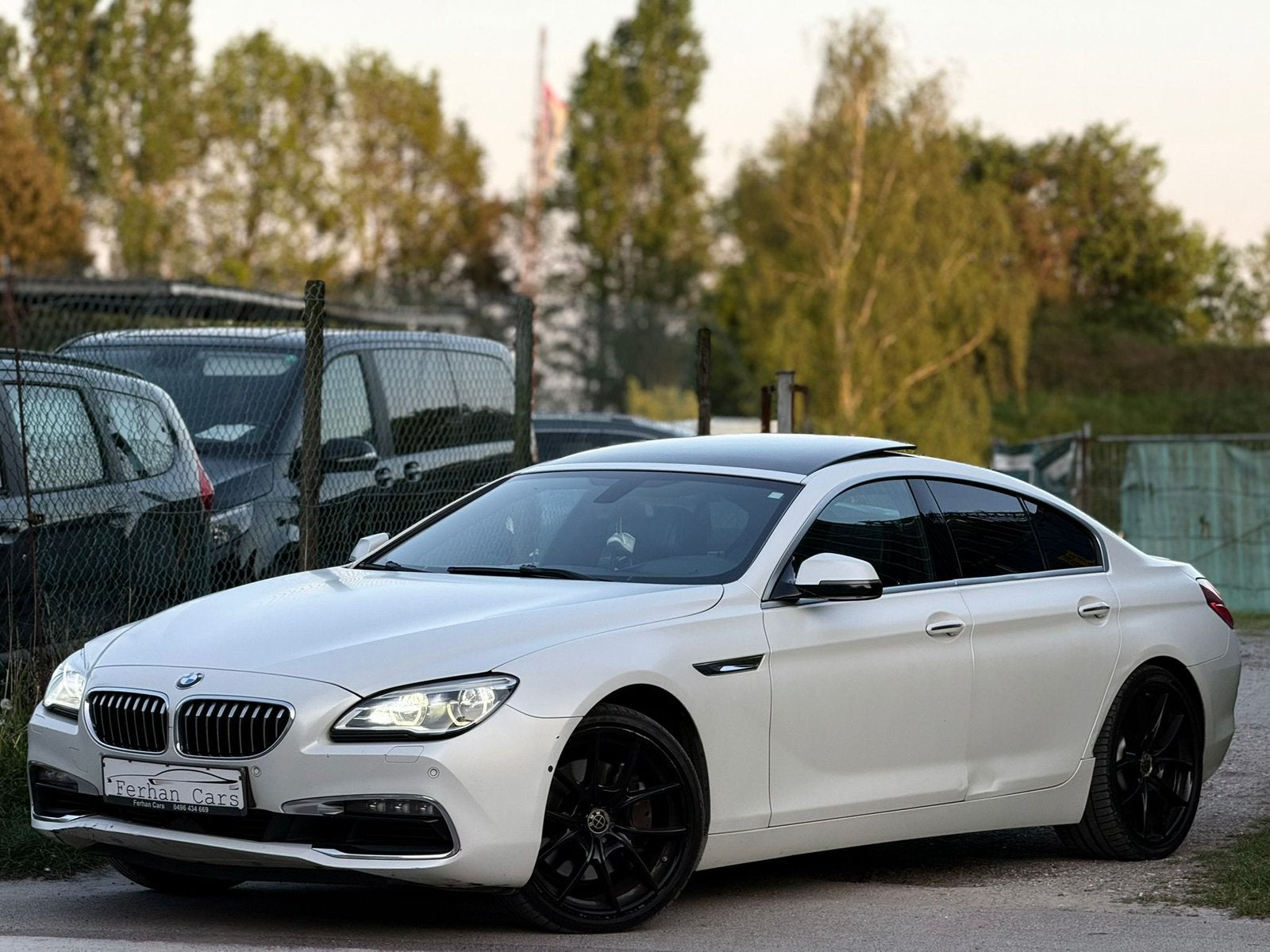 Bmw 640d euro6b. Fuuul opties, Auto's, BMW, Automaat, Achterwielaandrijving, Wit, Leder