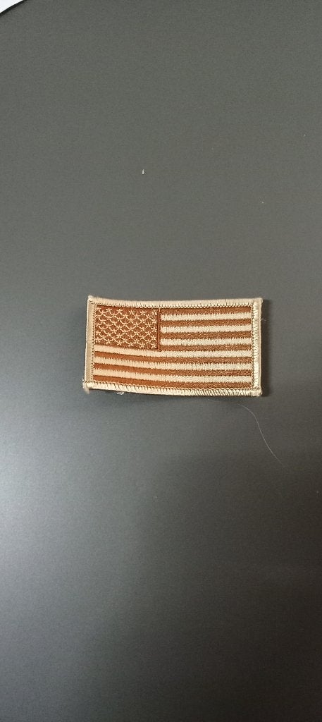 Patch Drapeau US ARMY Désert, Verzamelen, Ophalen of Verzenden, Marine, Vlag of Vaandel