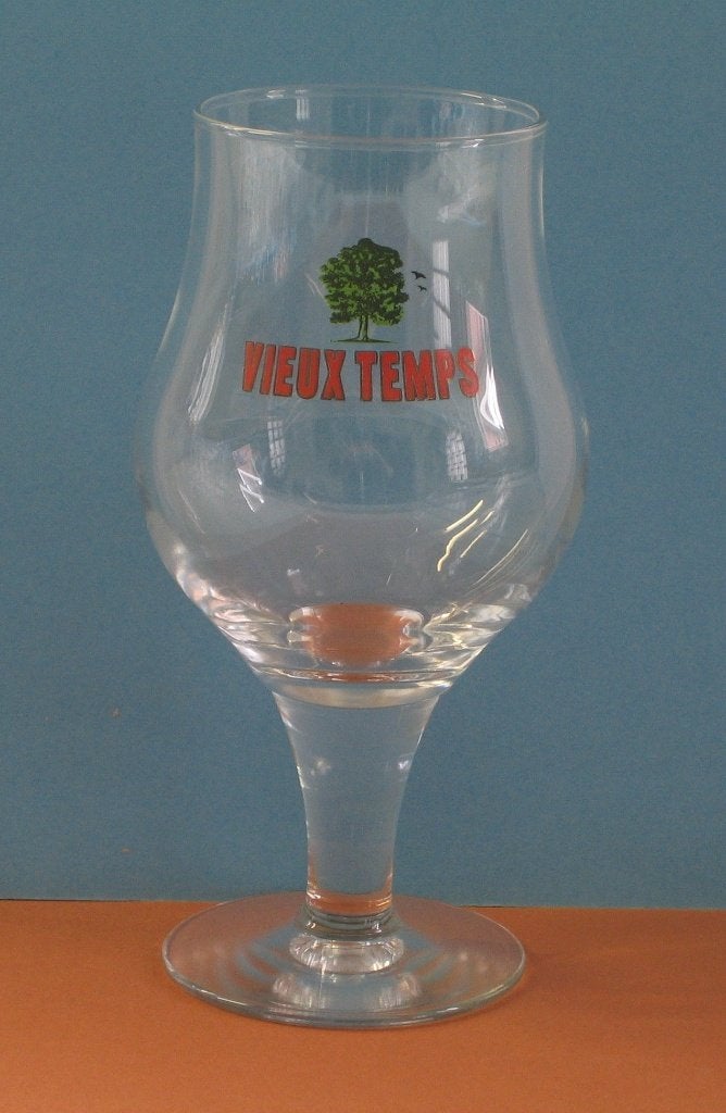 VERRE À BIÈRE VIEUX-TEMPS 106, Enlèvement, Utilisé, Verre ou Verres, Autres marques