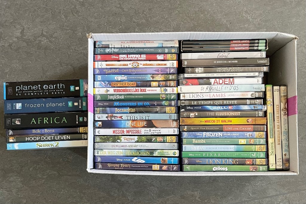 Groot DVD pakket – +50 stuks – Disney/Pixar, natuurdocu’s,, Cd's en Dvd's, Dvd's | Tv en Series, Gebruikt, Alle leeftijden, Overige genres