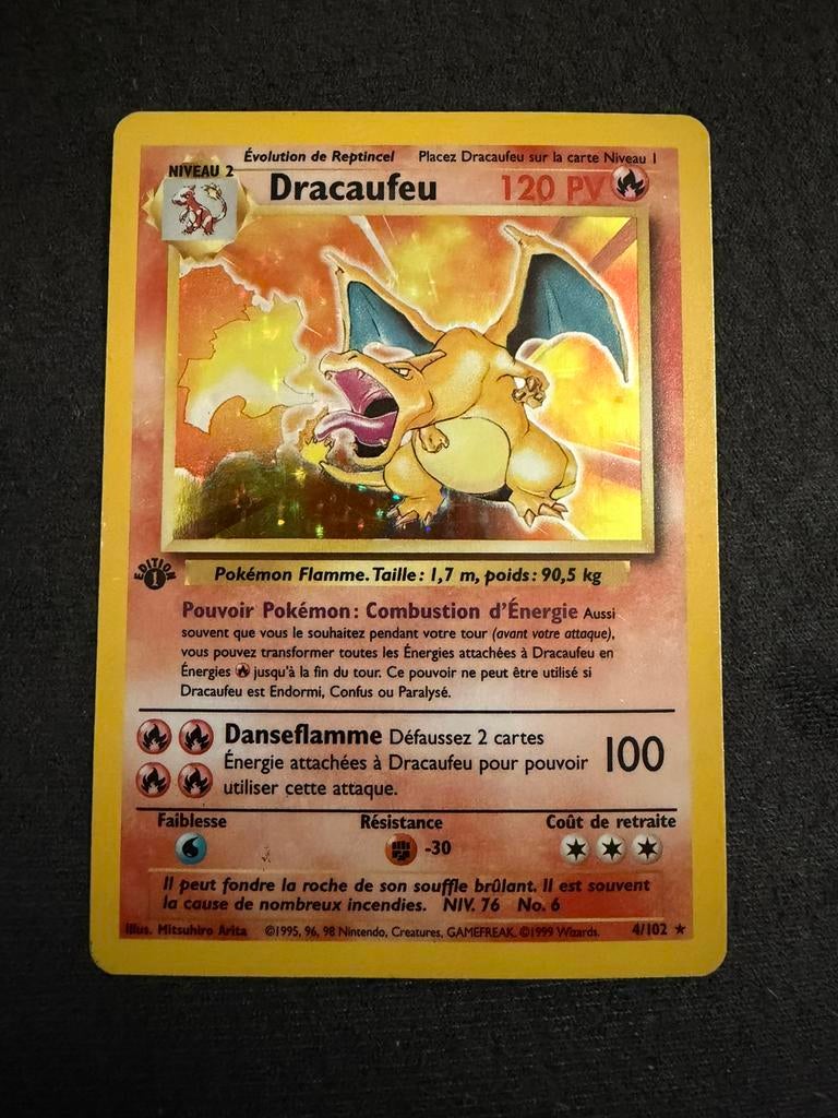 Dracaufeu 4/102 Edition 1, Enlèvement, Comme neuf