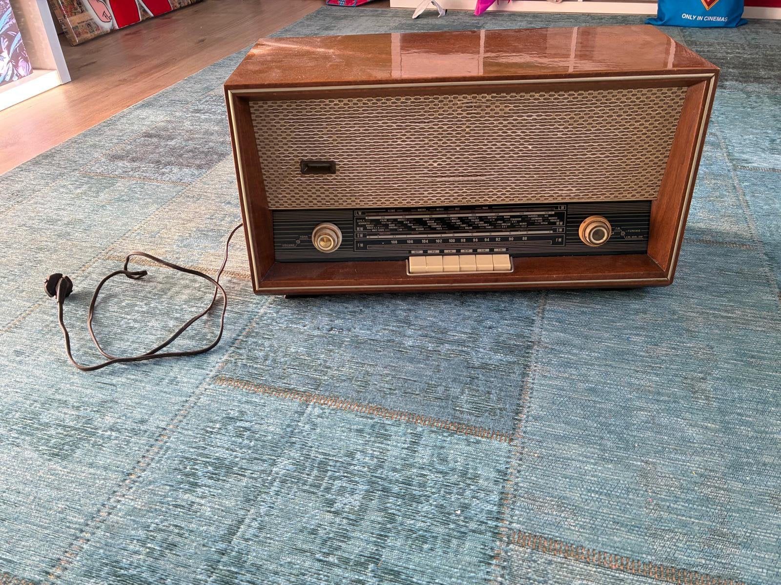 Vintage Teraphone Florida Hi-Fi Super Radio S-5000, Enlèvement, Comme neuf, Radio