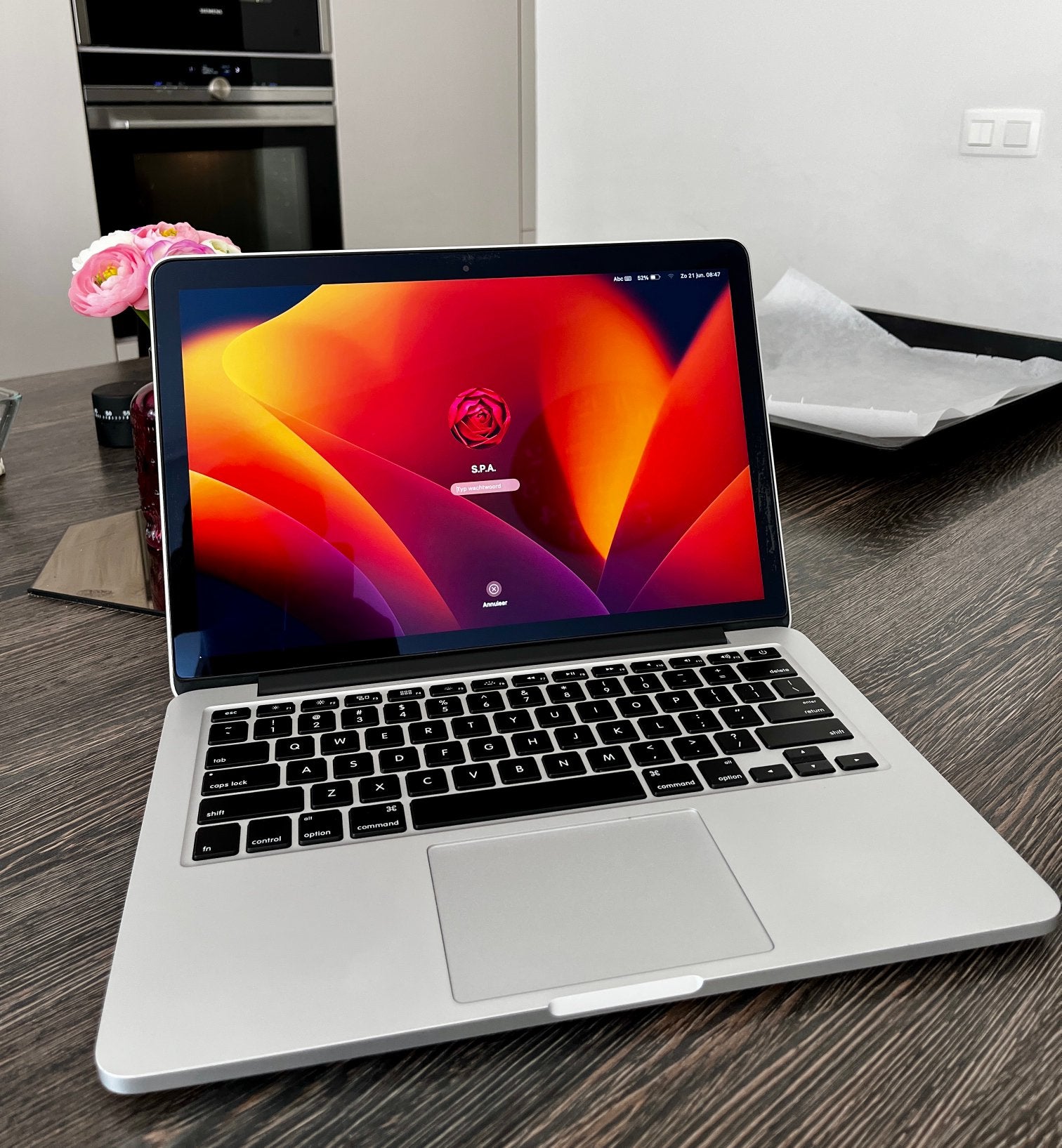 MacBook pro Retina, Qwerty, Comme neuf, 2 à 3 Ghz, 8 GB