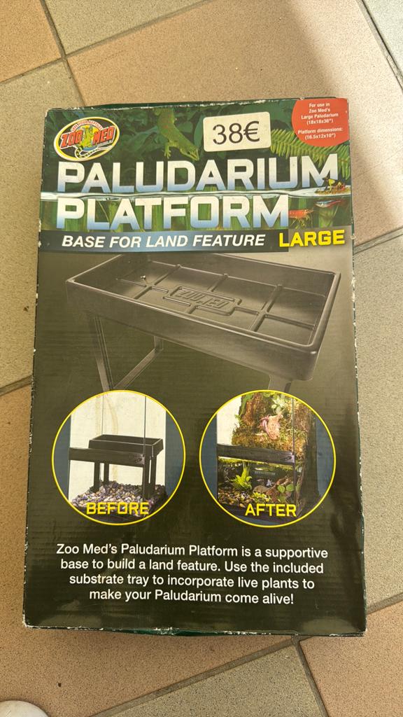 Zoo med paludarium platform, Dieren en Toebehoren, Reptielen en Amfibieën | Toebehoren, Ophalen of Verzenden, Nieuw