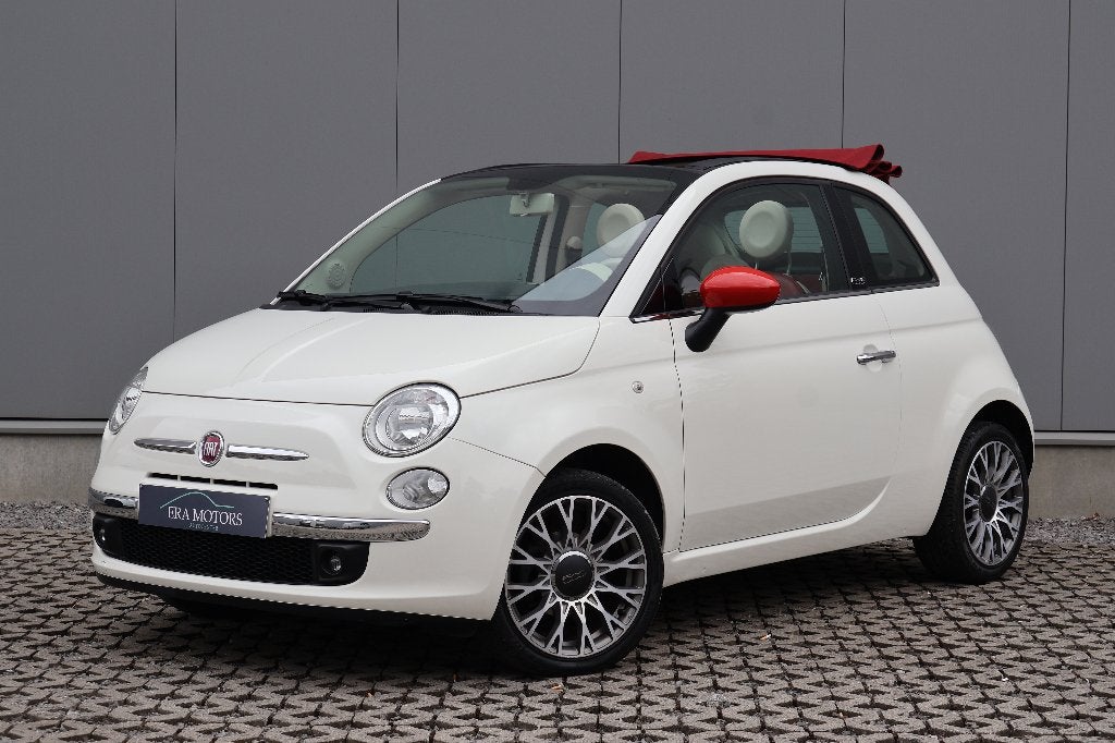 Fiat 500C 1.2i Cabrio PDC Airco Garantie *, Autos, Fiat, Euro 5, Achat, Entreprise, Boîte manuelle