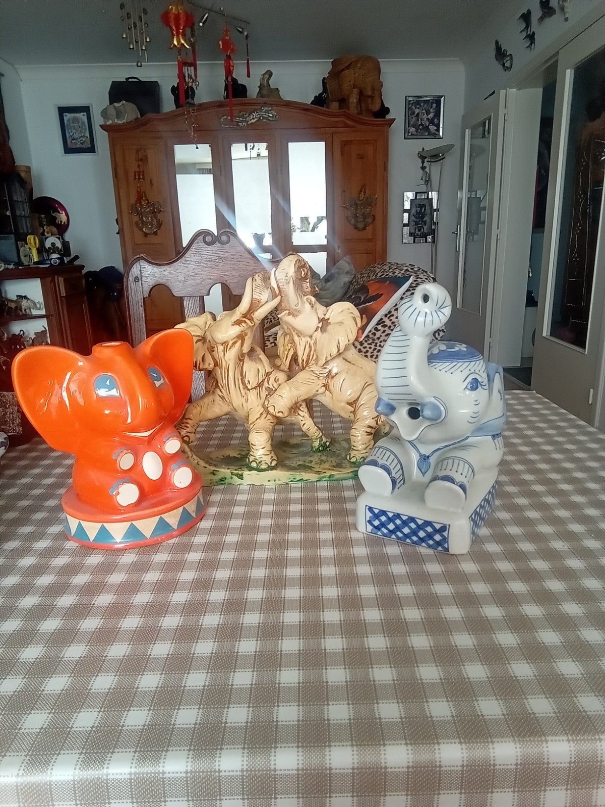 lot elephant vintage, Enlèvement